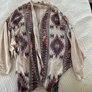 Womens Aztec Cardigan